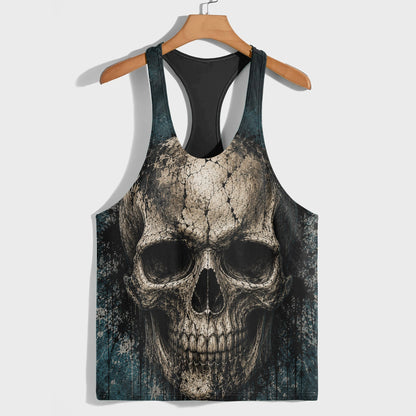 Skull 3D Racerback Tank Top- TT03011