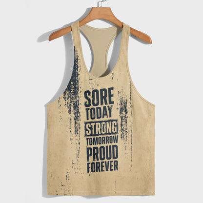 Bodybuilding Racerback Tank Top- TT03017