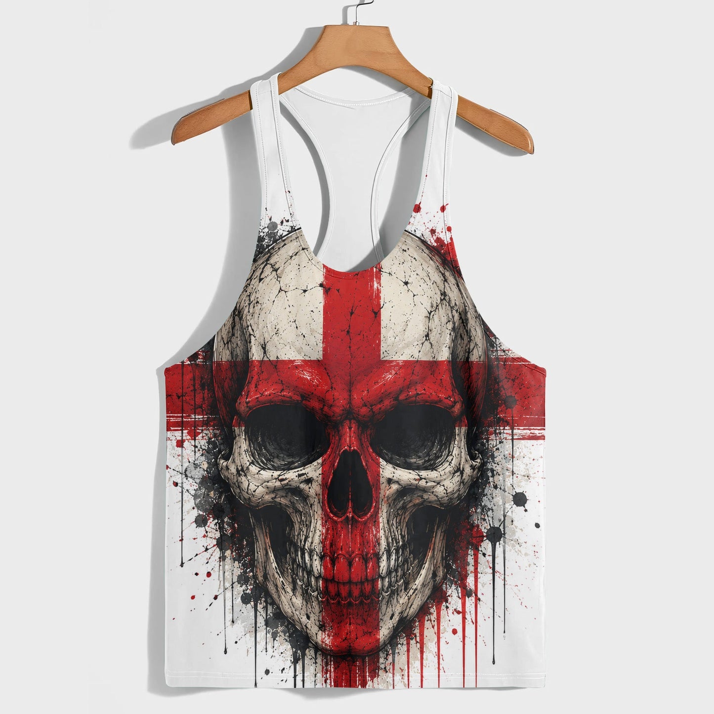 Skull 3D Racerback Tank Top- TT03026