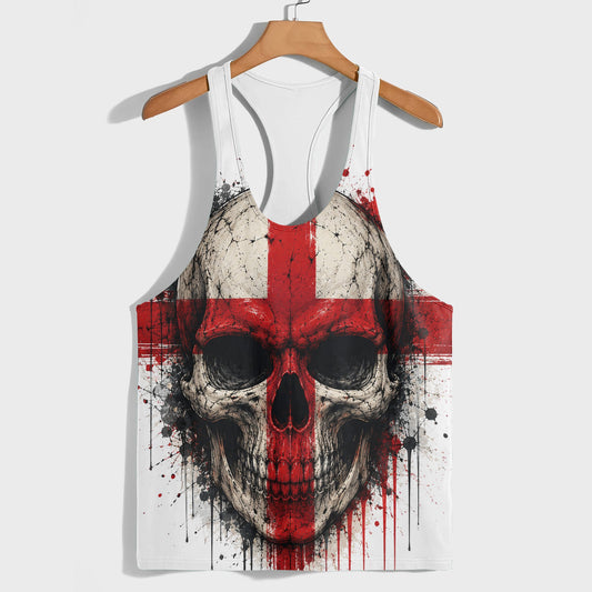 Skull 3D Racerback Tank Top- TT03026