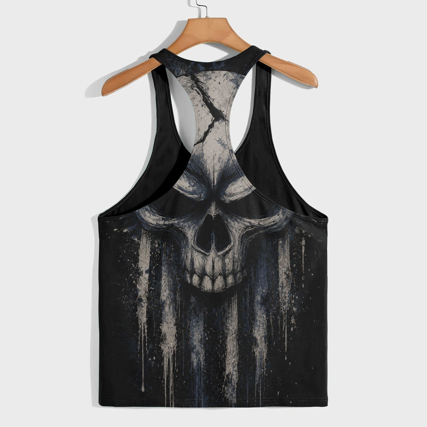 Skull 3D Racerback Tank Top- TT03062