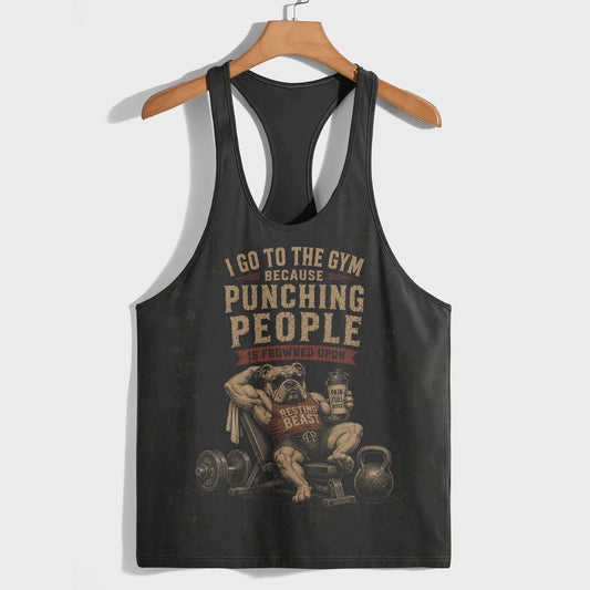 Bodybuilding Racerback Tank Top- TT03142