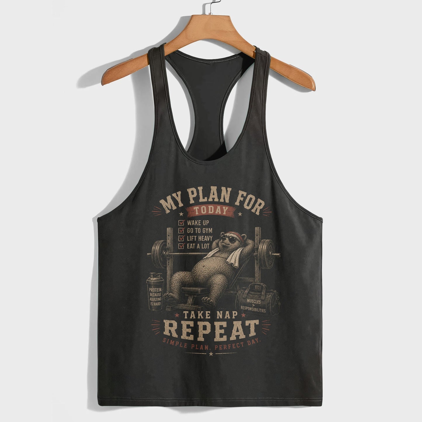 Bodybuilding Racerback Tank Top- TT03149