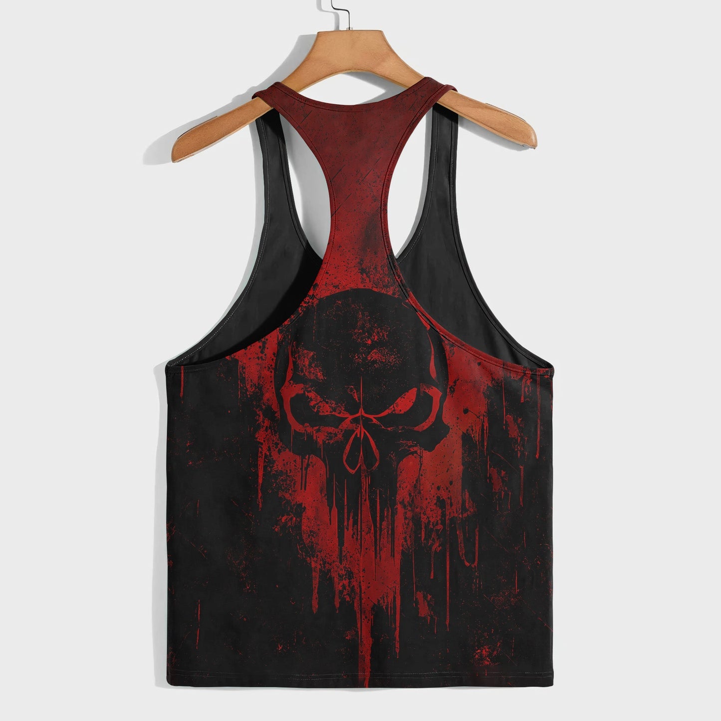 Skull 3D Racerback Tank Top- TT03152