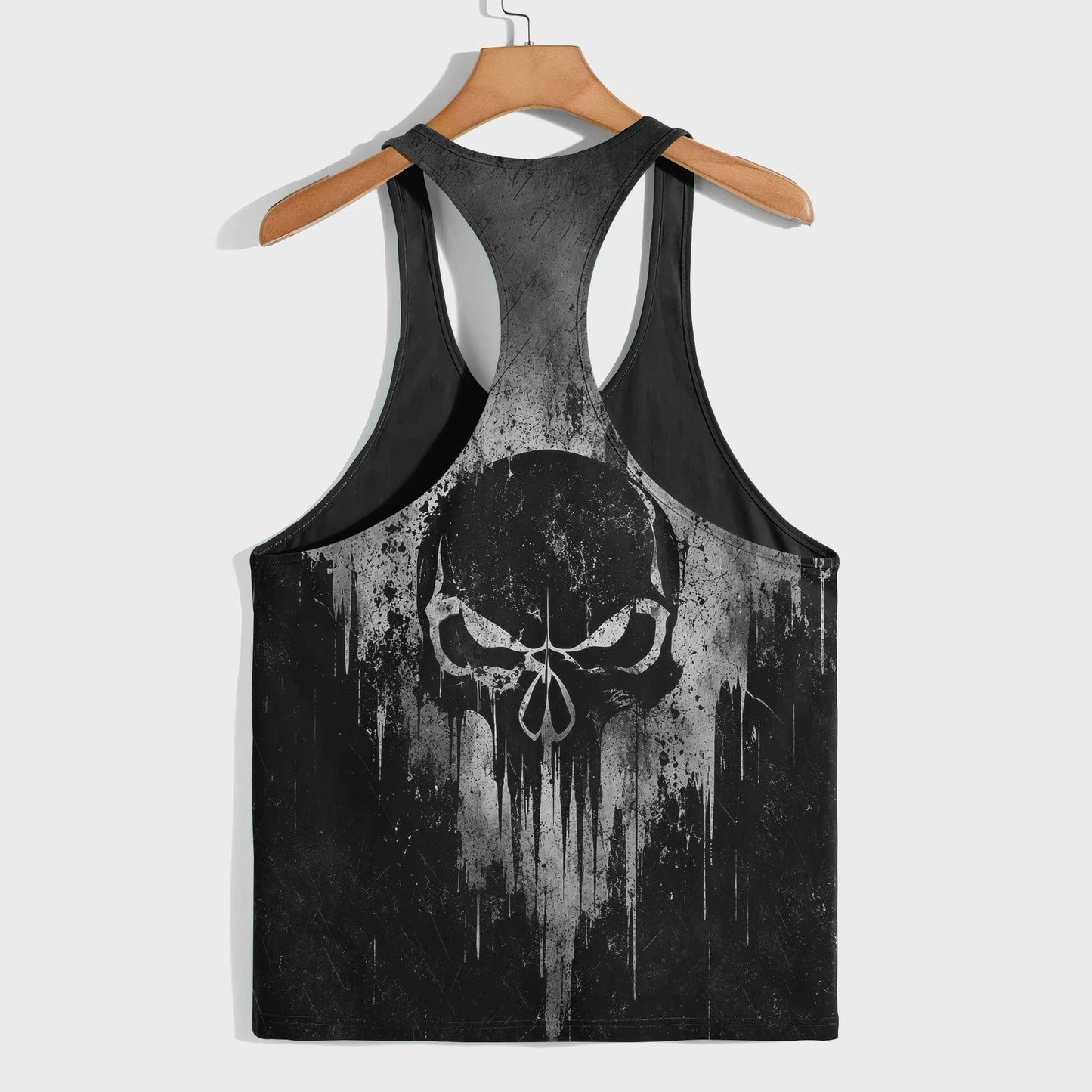 Skull 3D Racerback Tank Top- TT03153