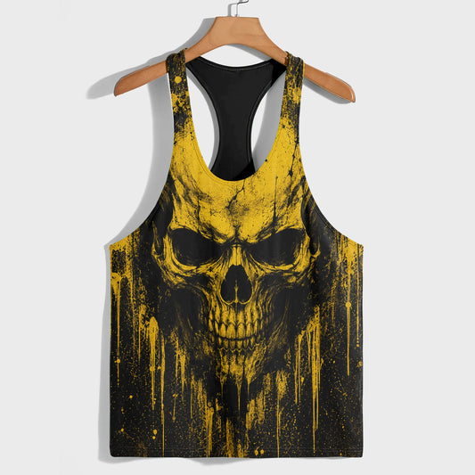 Skull 3D Racerback Tank Top- TT03172