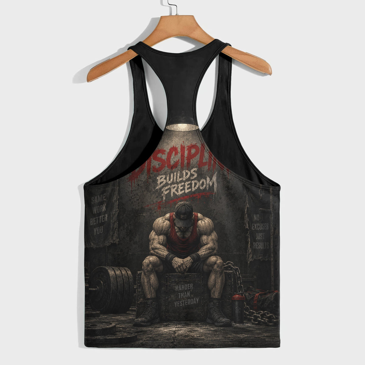 Bodybuilding Racerback Tank Top- TT03297