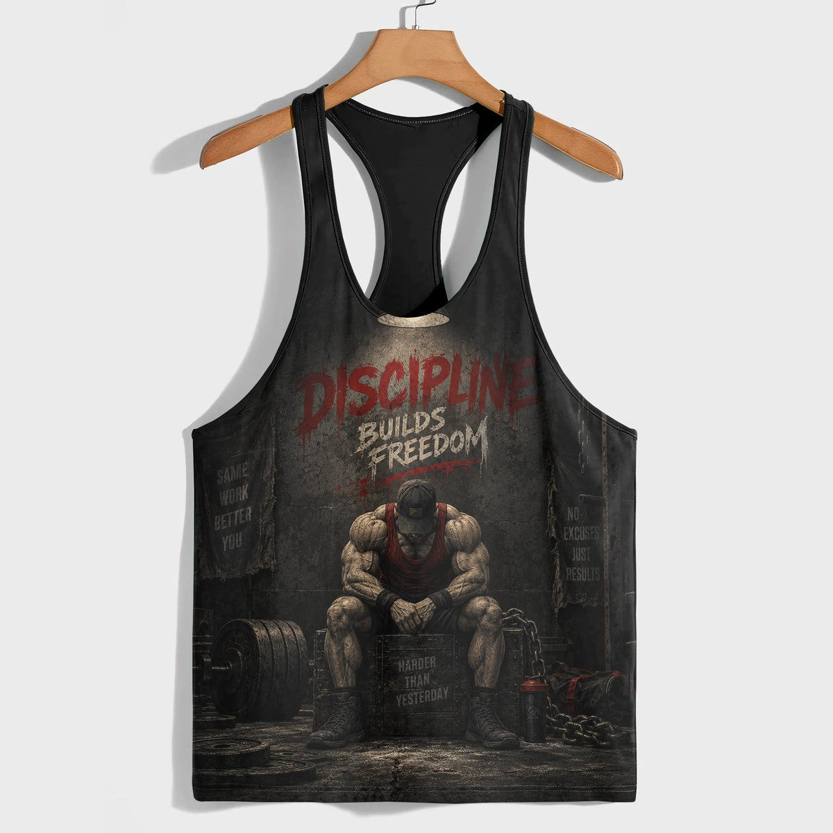 Bodybuilding Racerback Tank Top- TT03297