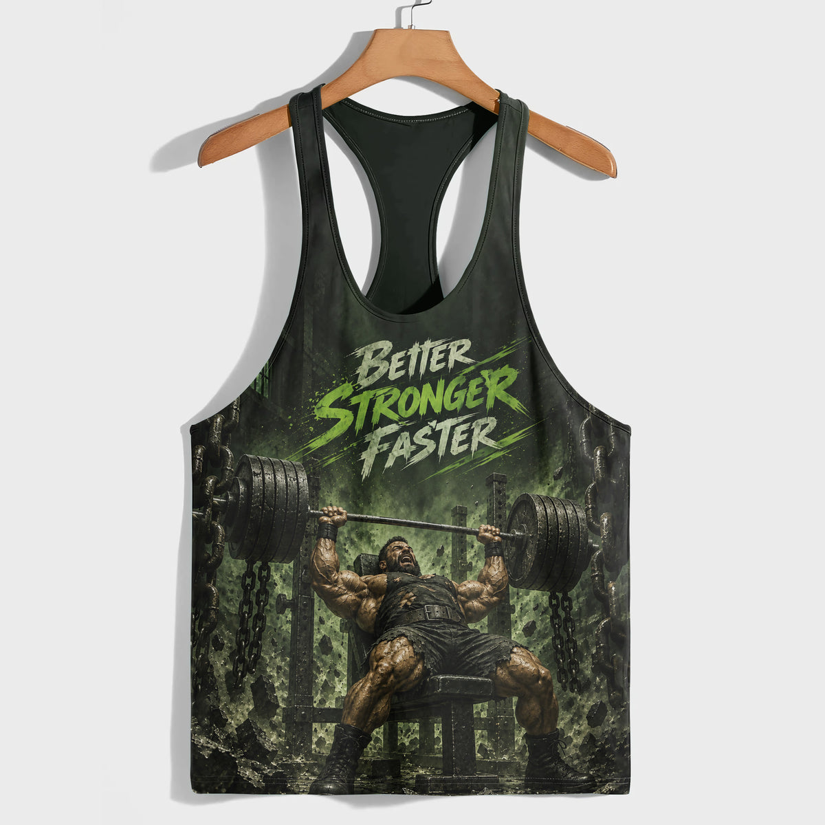 Bodybuilding Racerback Tank Top- TT03305