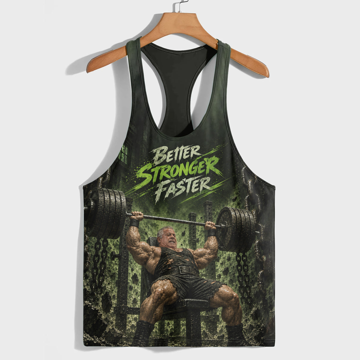 Bodybuilding Racerback Tank Top- TT03307