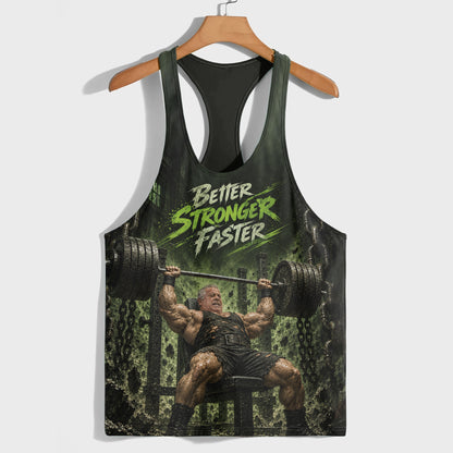Bodybuilding Racerback Tank Top- TT03307