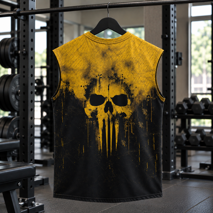 Dread Skull Cut-Off Tank- TT03319