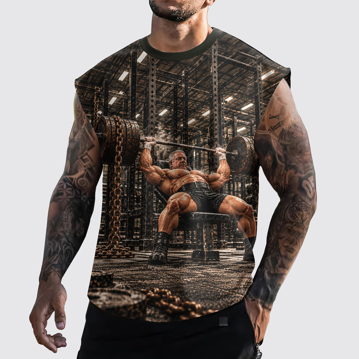 MuscleMax Cut-Off Tank- TT03332