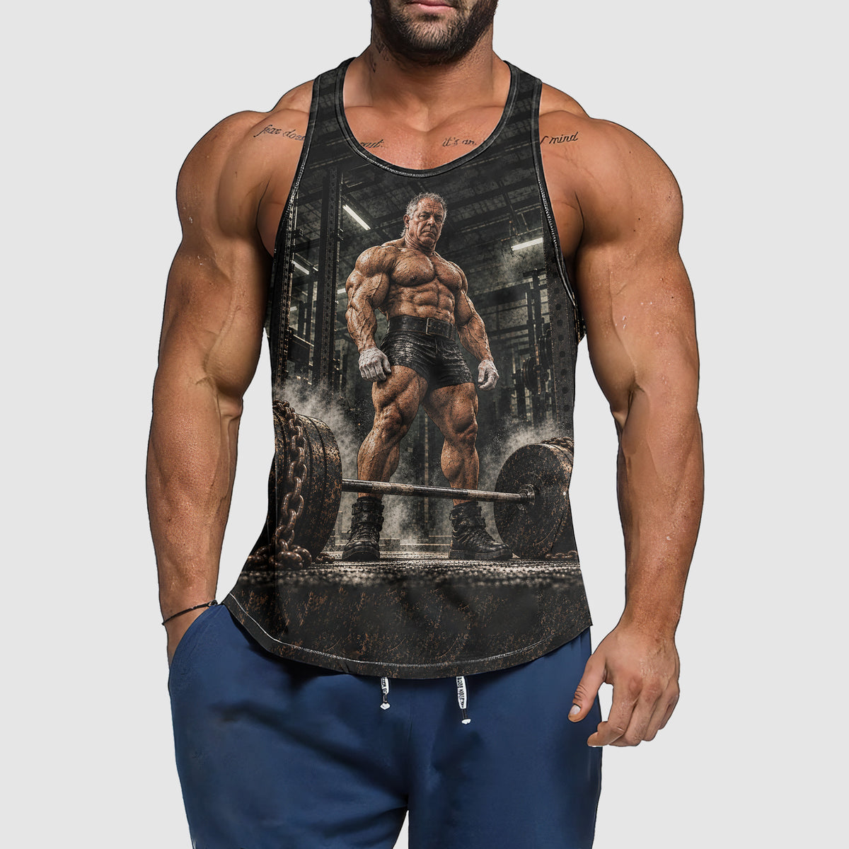 Ultimate Gym Tank Top for Men: Stay Cool and Comfy During Intense Workouts- TT03340