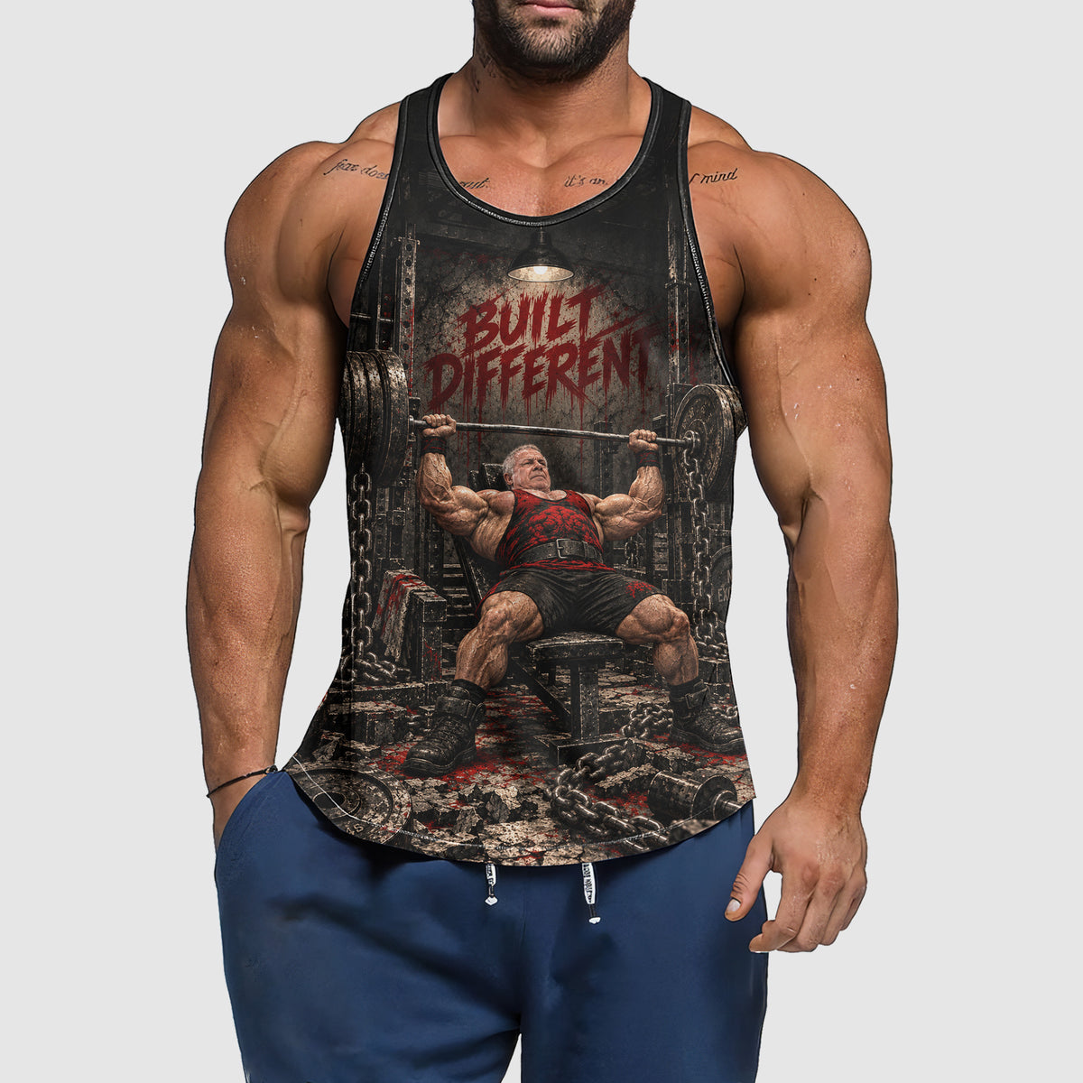 Ultimate Gym Tank Top for Men: Stay Cool and Comfy During Intense Workouts- TT03341