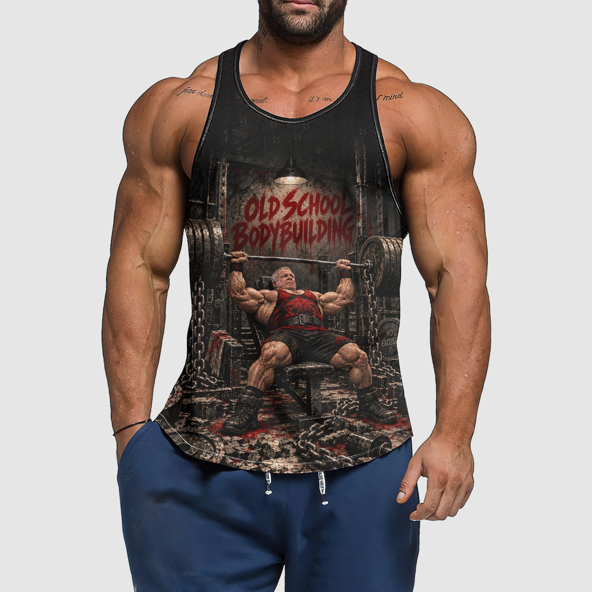 Ultimate Gym Tank Top for Men: Stay Cool and Comfy During Intense Workouts- TT03342
