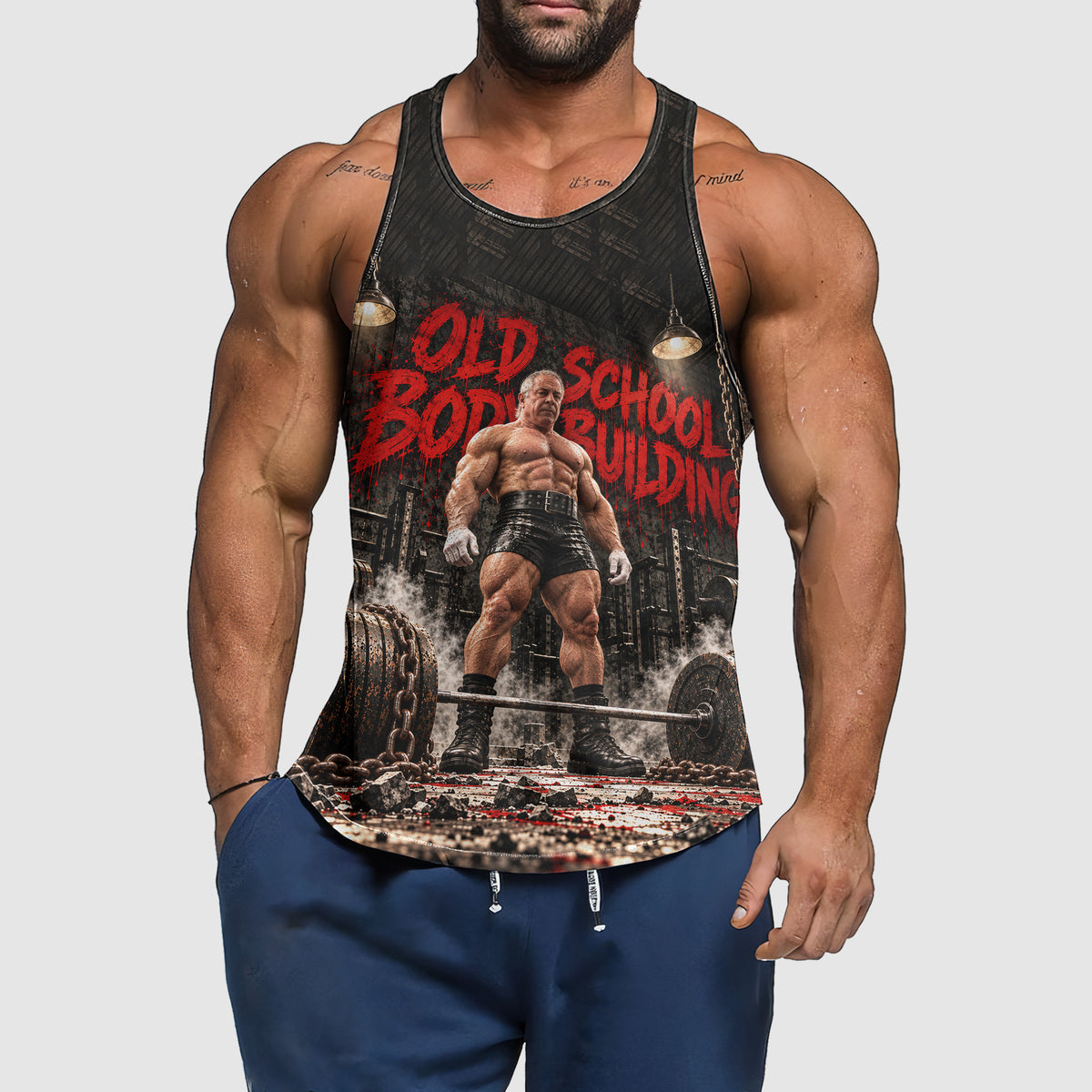 Ultimate Gym Tank Top for Men: Stay Cool and Comfy During Intense Workouts- TT03344