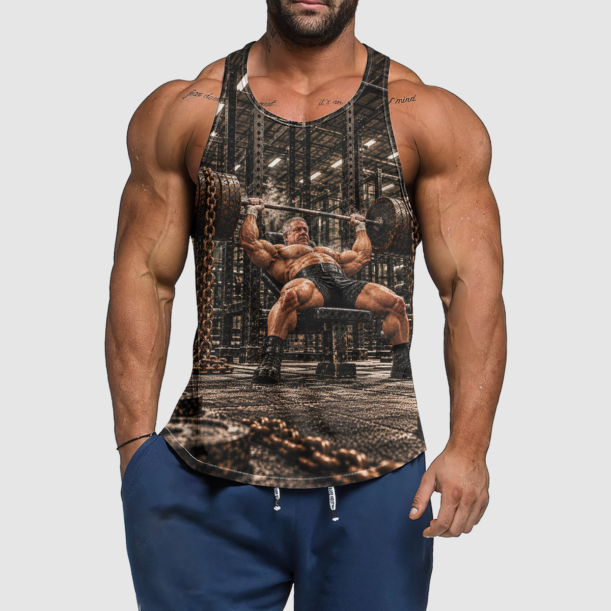 Ultimate Gym Tank Top for Men: Stay Cool and Comfy During Intense Workouts- TT03347