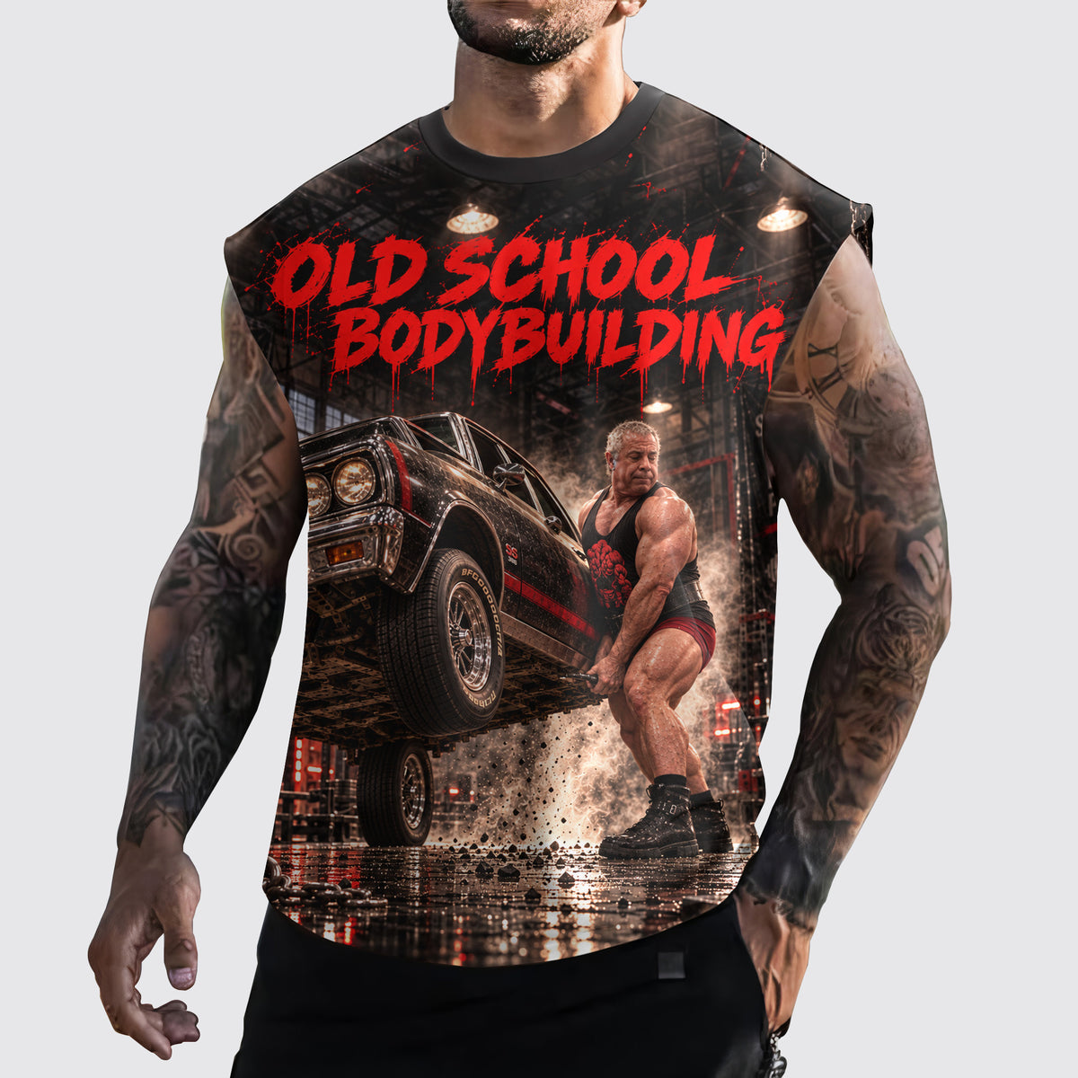 MuscleMax Cut-Off Tank- TT03354