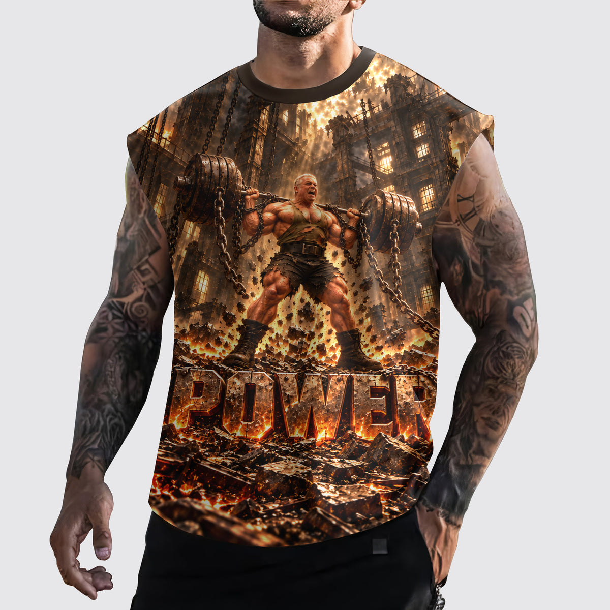 MuscleMax Cut-Off Tank- TT03365