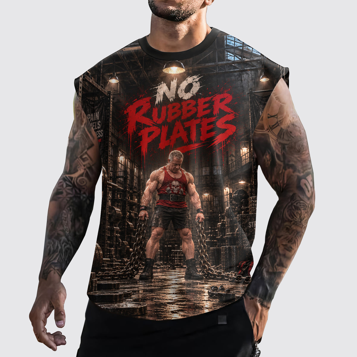 MuscleMax Cut-Off Tank- TT03367