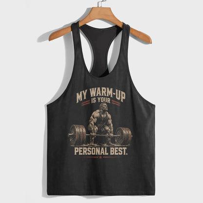 Bodybuilding Racerback Tank Top- TT03395
