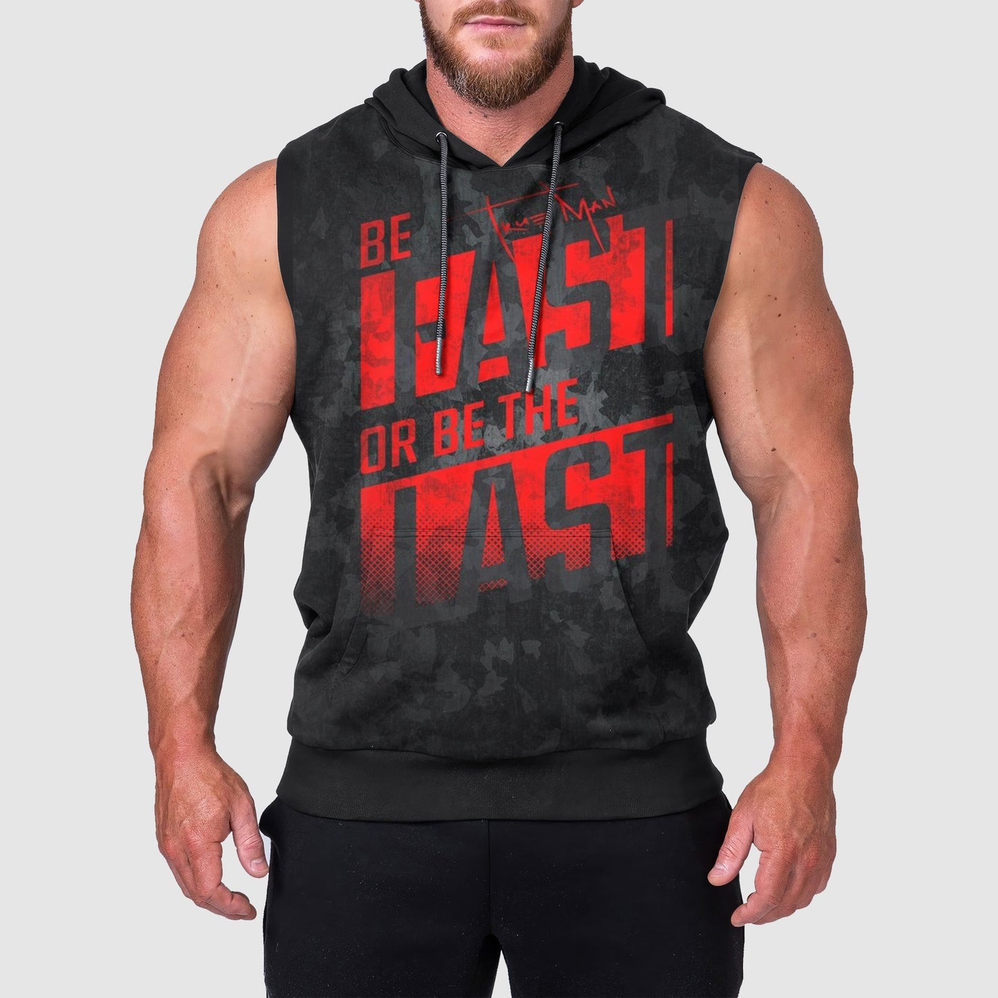 Ultimate Gym Sleeveless Hoodie for Men: Stay Cool and Comfy During Intense Workouts- TT00197